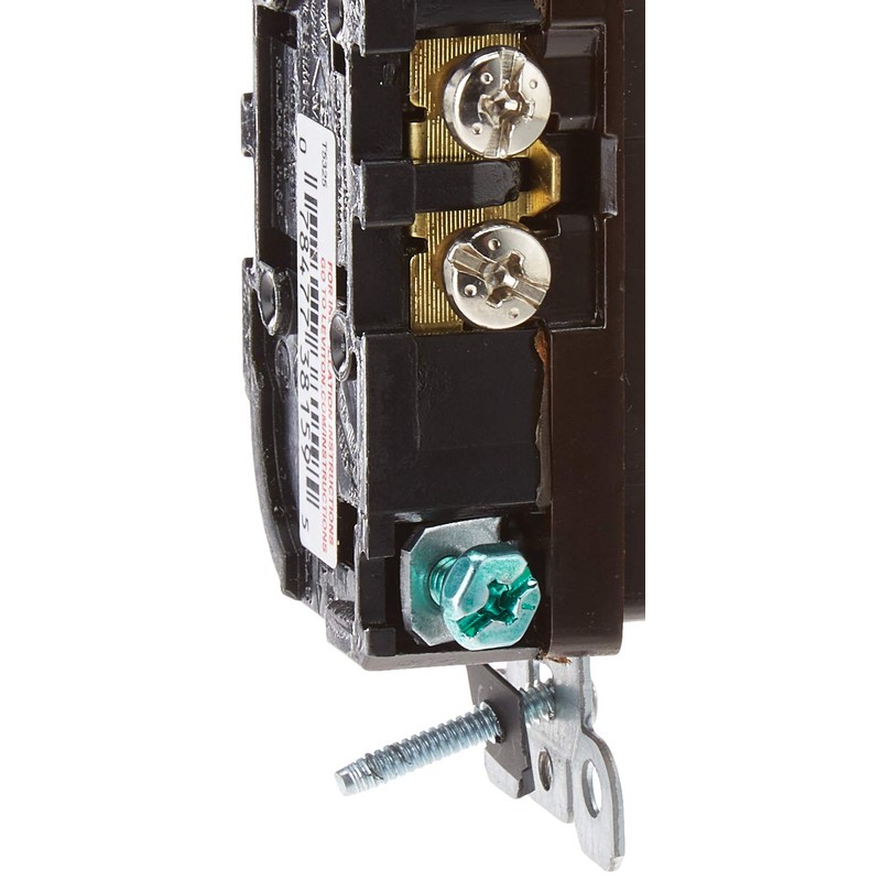 Leviton 15 Amp Decora Tamper-Resistant Duplex Electrical Wall Outlet, T5325,