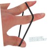 TEHAUX 50pcs Recorder Rubber Belts for Cassette Repair Flat Tape