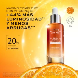 L'BEL - Lumi-Age Sérum Vitamina C 27 ml, Suero Intensivo Luminoso, Ayuda a Combatir Signos de Envejecimiento, Protege la Piel, Aporta Luminosidad y Re