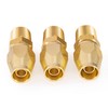 Breezliy Premium Solid Brass 4PCS Reusable Replacement Fitting For 1/4-Inch