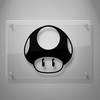 Yoonek Graphics Mario Mushroom Decal Sticker for Car Window, Laptop