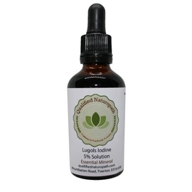 Lugols Iodine Solution 5% - 60ml - with Glass Pipette