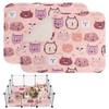 2PCS Guinea Pig Cage Liner, Reusable Pee Pads Mat for