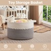 OIAHOMY 125L Extra Large Blanket Basket, 25" x 16", Jumbo
