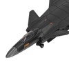 Metal Plane Model Crafted with Stand Accessories Decorative Alloy Metal