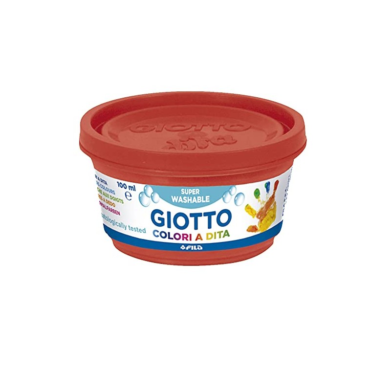 Giotto Colori A Dita - Confezione Da 6 Tempere A