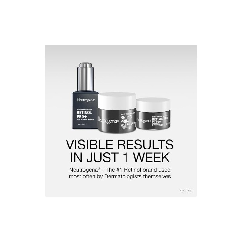 Neutrogena Rapid Wrinkle Repair Pro+ Night Cream + Facial Cleanser