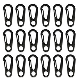 18pcs Small Carabiner Clip Mini, Carabiner Keychain Clip, Replacement Carabiner for Keys Clip, Mini Carabiner Clips, Carabiner Small