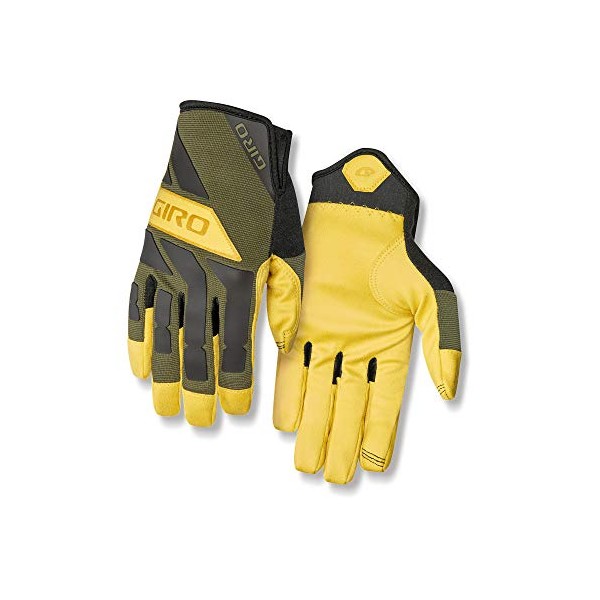 Giro Trail Builder Mens Mountain Cycling Gloves - Olive/Buckskin (2022), XX-Large