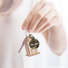 - Campanas de latón antiguo, mini campanas pequeñas campanas de latón huecas, colgante de campana, mini campana, adornos para hacer joyas, colgantes para decoración de llaveros