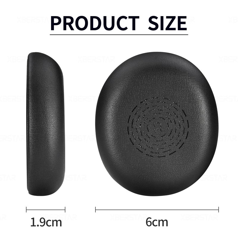 XBERSTAR Ersatz-Ohrpolster für Jabra Evolve2 65 Flex Wireless Stereo Headset,