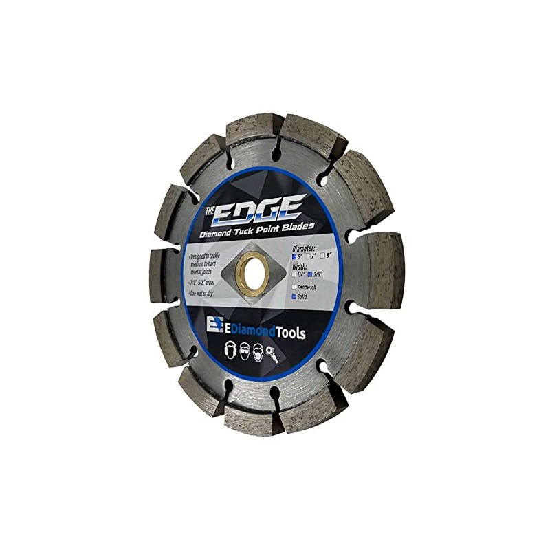 6" Diamond Tuck Point Blade for Mortar Joint Removal, Single