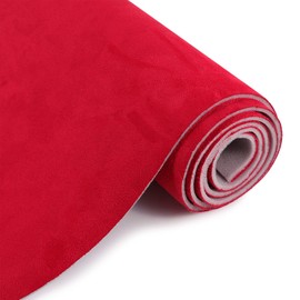 otoez Suede Headliner Fabric 1/8" Foam Backing 60" x 36" Automotive Suede Headliner Material for Car Boat Ceiling Interior Home DIY Replacement Repair - Red