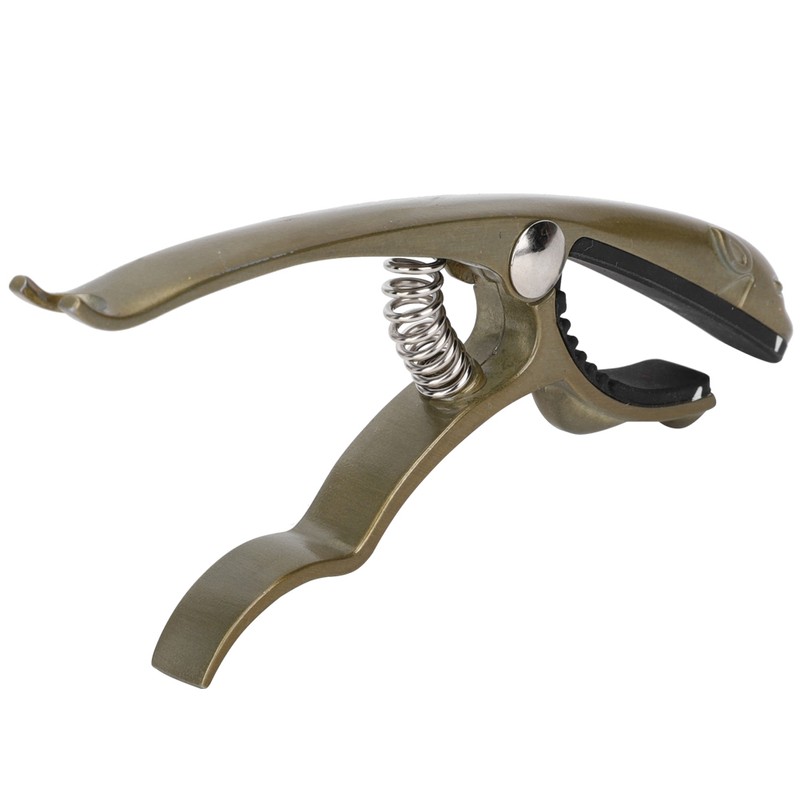 K72 Guitar Capo Zinc Ally Bronze Coloured Frog Shaped Capo