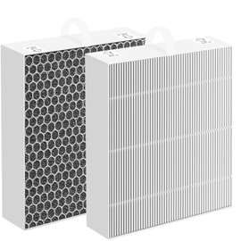 JISIZKY Replacement Air Filter 5400 Compatible With BLUEAIR 5410i,5440i AIR Purifier,H13 True HEPA Activated Carbon Filter(4Pack)