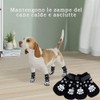 Voarge Pack of 8 Non-Slip Dog Socks, Dog Socks that
