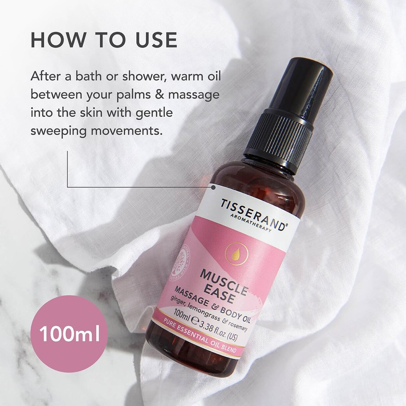 Tisserand - Muscle Ease - Massage and Body Oil -