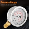 Pressure Gauge 0-600Bar G 1/4 Inch 63 mm Dial Hydraulic
