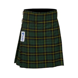 Allsafe Traders Men's 5 Yard Scottish Tartan Kilt, Highland Wedding Kilt (Wallace Hunting, 40''-42'' Belly Button)