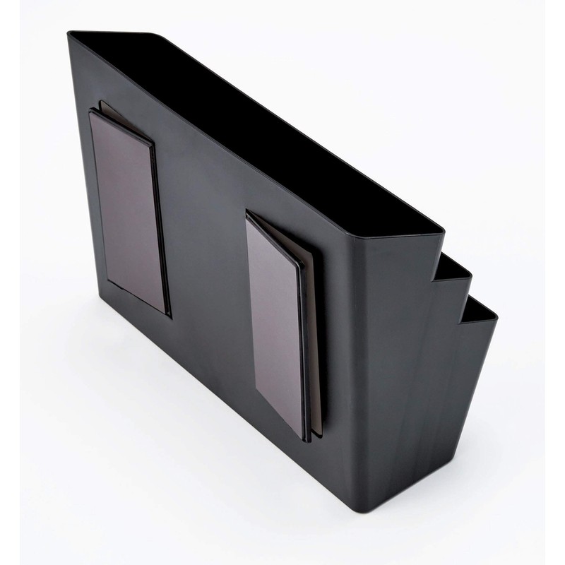Yamazaki 4497 Tower Refrigerator Side Magnetic Storage Pocket, 3 Tiers,