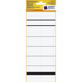 Avery Zweckform L4800 Security Filing Labels 192 x 38 mm, 5 Blatt/10 Etiketten White