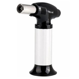 Aleissi | Antorcha Soplete Encendedor, Recargable para Repostería y Postres con Antorcha Ajustable, SE ENVÏA SIN GAS. (Negro)
