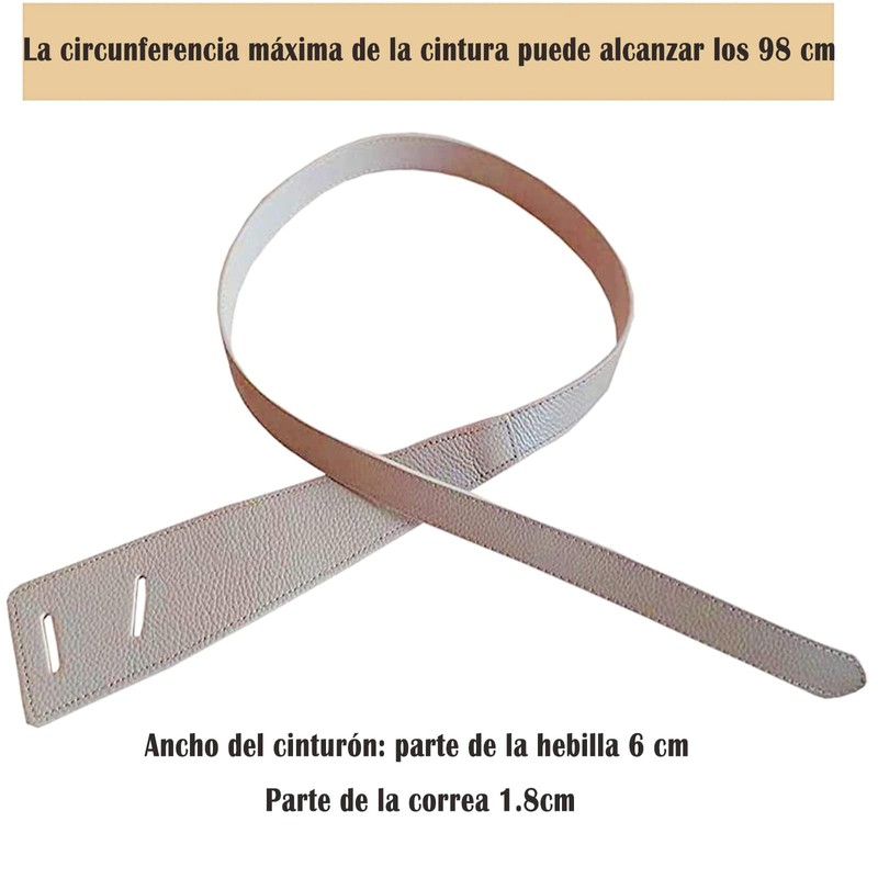 GeorgeX Cinturón de Vestir de Moda para Mujer, Jeans Anudados