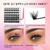 Fadlash Individual Eyelashes Eyelash Extension DIY for Beginners Reusable Lashes