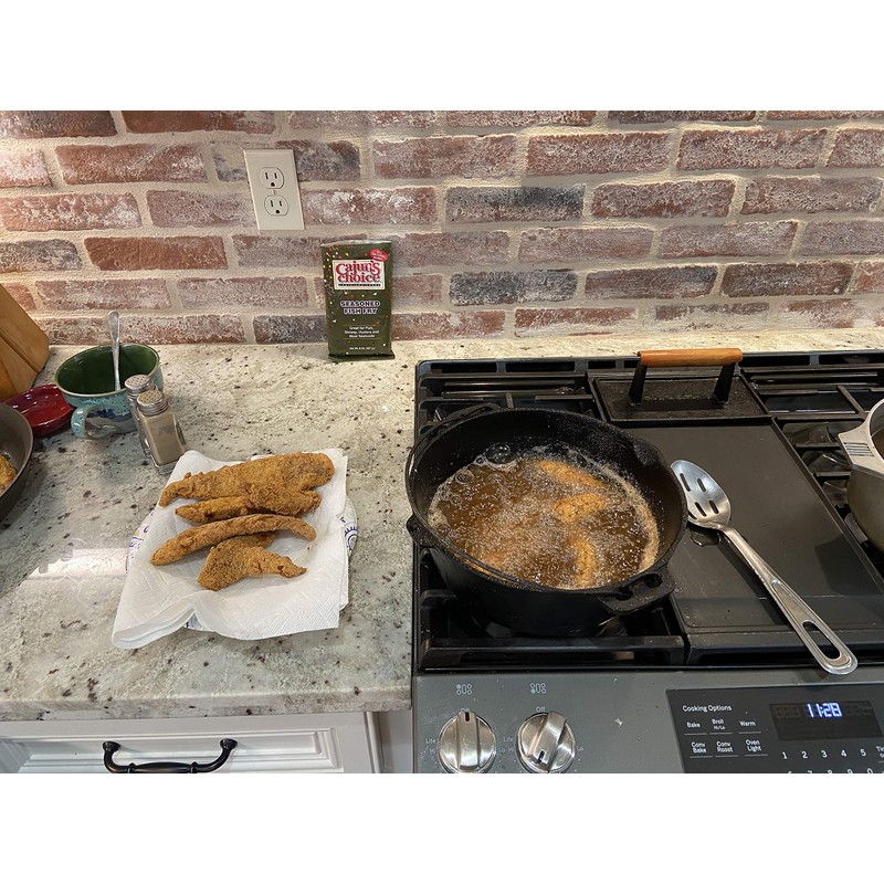 Seasoned Fish Fry 8 oz Cajun's Choice Louisiana Foods (Pack