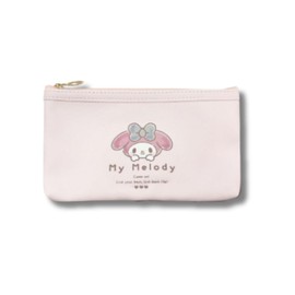 Hatayama Shoji Sanrio Characters 64202690 Flat Pouch, Chiru Time My Melody H 4.3 x W 8.1 x D 0.8 inches (11 x 20.5 x 2 cm)