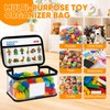 10 Packs Clear Toy Storage Bags with Zippers,Toy Organizers and