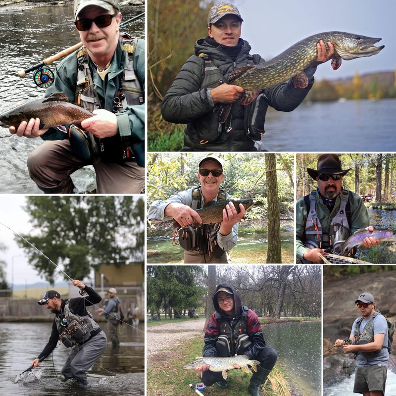 M MAXIMUMCATCH Maxcatch Fly Fishing Backpack Adjustable Size V-SBS