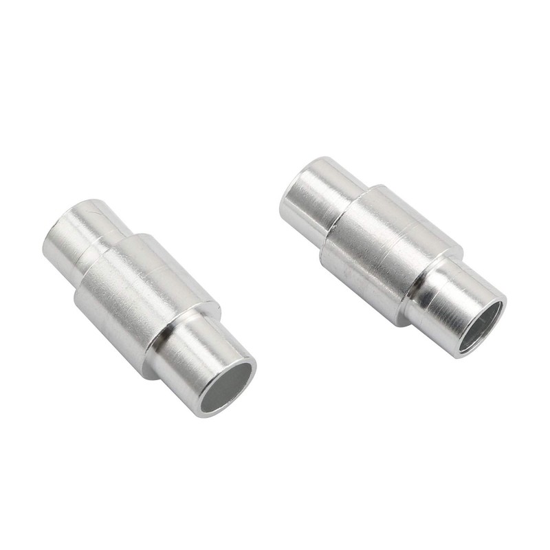 RLECS 8pcs 6mm Aluminum Long Sleeve Inline Roller Skate Wheels