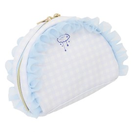 Cinnamoroll & Kogimyun x Dolly Mix Ruffle Round Pouch, Blue