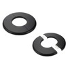 Tsnamay 2 Pcs Wall Split Flange, ABS Round Self-Adhesive Escutcheon