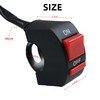 Trkimal 2pcs 22 mm Universal Motorcycle Handle On Off Switch,