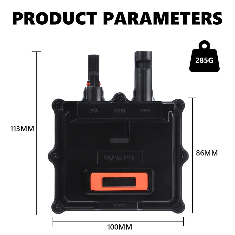 ELEJOY Transportable Solar Device 65W Support PD3.0