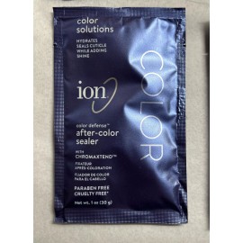 ION 6 - 1oz Packs Ion Color Solution After Color Defense Sealer Pouches Cuticle