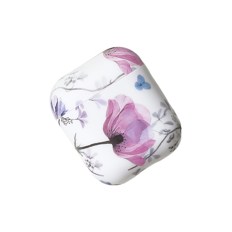 TEHAUX Portable TPU Earphone Case Dustproof Flower Pattern Protector for