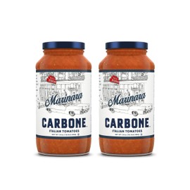 Carbone Marinara Pasta Sauce | Tomato Sauce Made with Fresh & All-Natural Ingredients | Non GMO, Vegan, Gluten Free, Low Carb, 24 Fl Oz (Pack of 2)