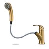 BRAVEBAR Gold Kitchen Faucet with Sprayer - Matte Brushed Gold