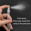 SAVITA 5PCS 10ml Clear Spray Bottle Refillable Perfume Atomizer Small