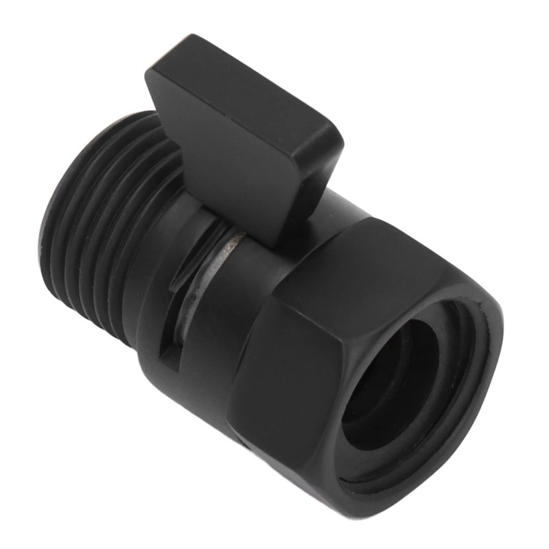Brass Water Valve Diverter Valve Black Brass Shut Off Valve