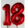 Number 70 Balloons, Red 70 Number Balloons, 40 Inch Red