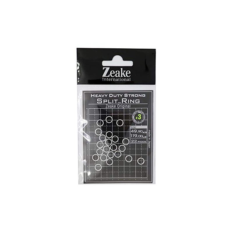 Zeake Split Ring, Thick Axis Premium Split Ring #3