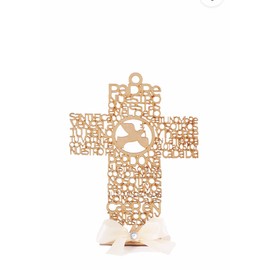 Centros de mesa para Recuerdos de Bautizos,Primera Comunion,Confirmacion,niño,niña(Natural) 6piezas