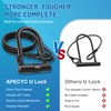 APECYC Bike Lock Heavy Duty Anti Theft U Lock with