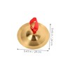 Hohopeti 1 Pair Hand Cymbals Alloy Mini Drum Cymbals for