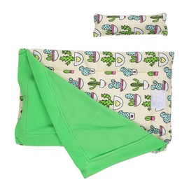 Gatuida Reptile Substrate Bed for Lizards Cozy Sleeping Bag for Small Reptiles Easy-Clean Bearded Dragon Bed Decor