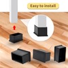 Flyshop Chair Leg Caps PVC Protective Caps Odourless Floor Protector